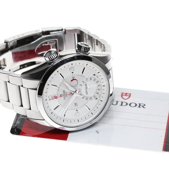 TUDOR Heritage Advisor 79620T Power reserve Silver Dial Automatic Men's_832337 - Picture 1 of 7